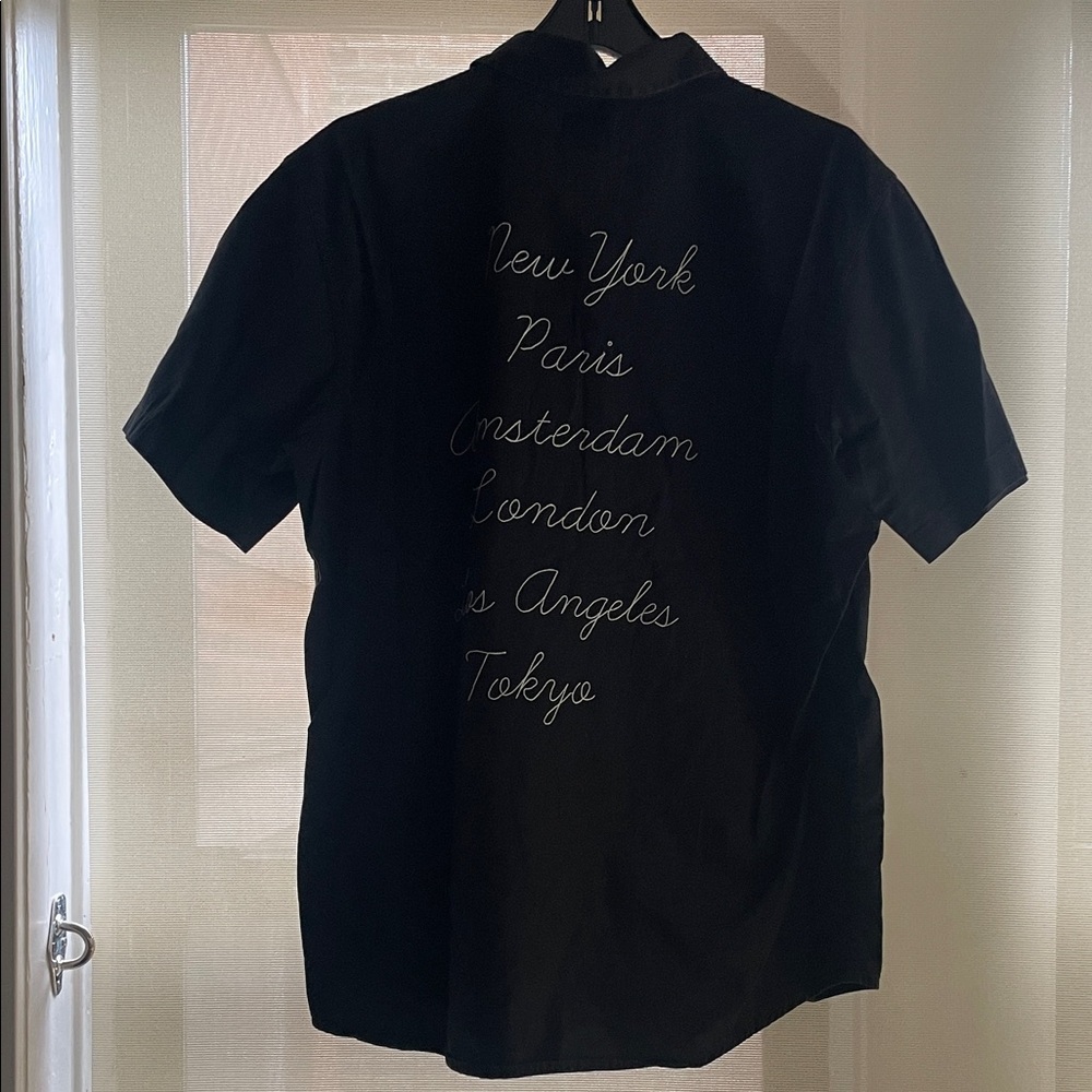 Obey Black Men's Shirt with City Script​​